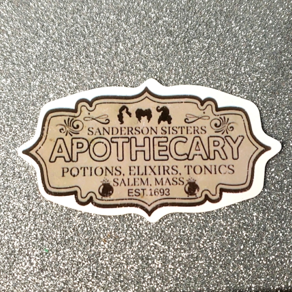10/$10 HOCUS POCUS Waterproof Stickers Disney